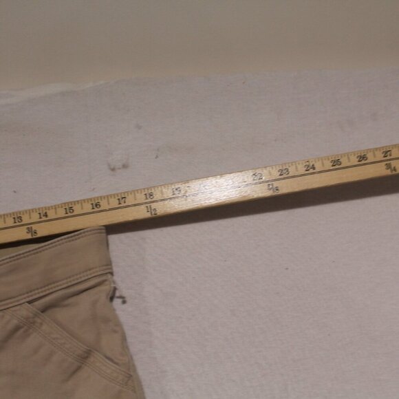 Lee Women Beige Sinfully Soft Crop Size 12 - Picture 6 of 9